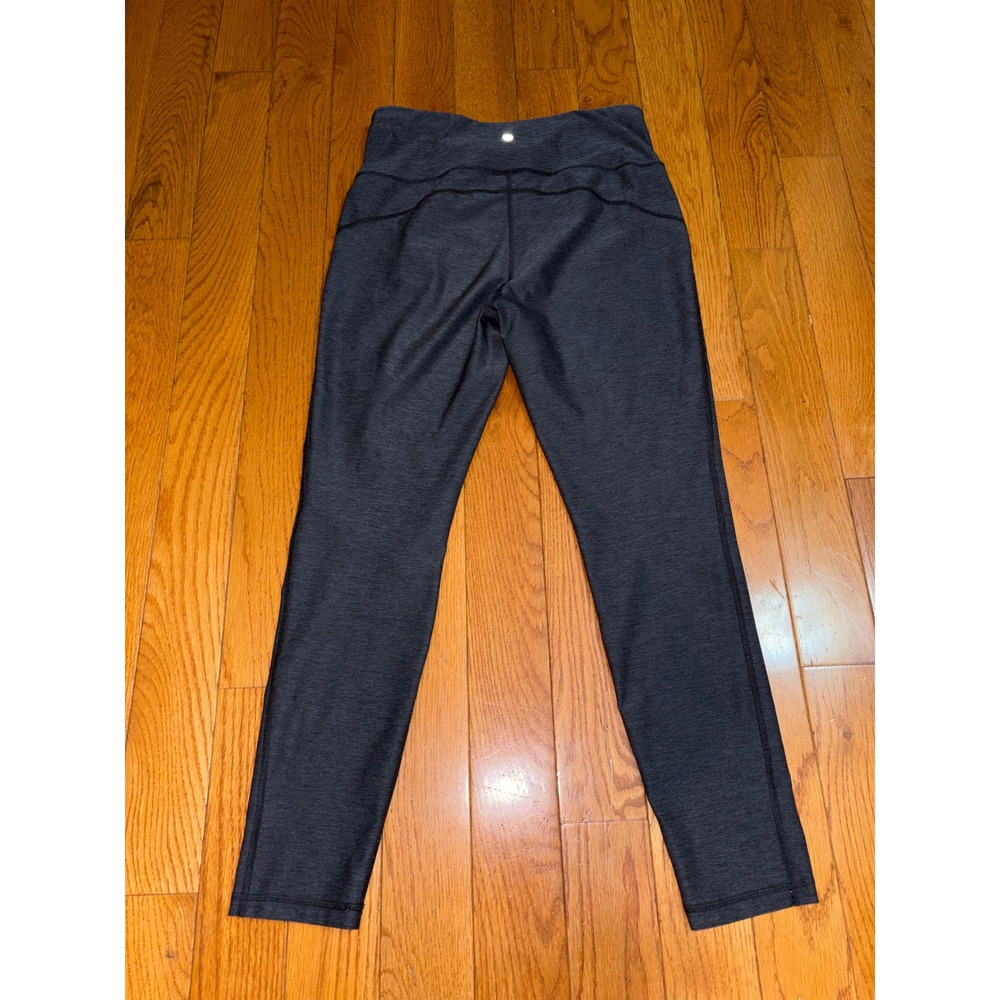 Avia Womens High Waisted Heathered Gray‎ Athletic Leggings Size M AVL38102M